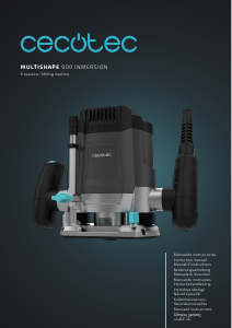 Használati útmutató Cecotec MultiShape 900 Inmersion Felsőmaró