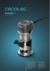 Manual de uso Cecotec MultiShape 500 Fresadora de superficie