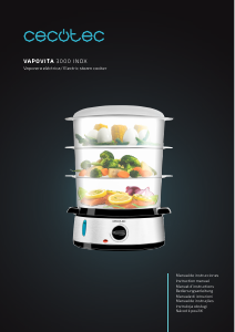 Manual de uso Cecotec Vapovita 3000 Inox Vaporera