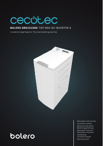 Mode d’emploi Cecotec Bolero DressCode Top Max 80 Inverter A Lave-linge