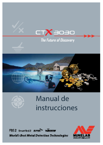 Manual de uso Minelab CTX 3030 Detector de metales
