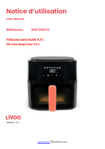Manual Livoo DOC345CO Deep Fryer