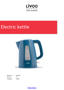 Manual Livoo DOD184C Kettle