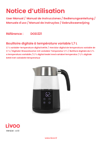 Manuale Livoo DOD221N Bollitore