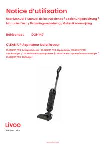 Brugsanvisning Livoo DOH147V Støvsuger