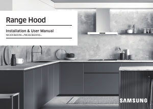 Manual Samsung NK30CB600WCGAA Cooker Hood