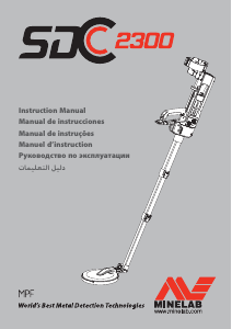 Manual de uso Minelab SDC 2300 Detector de metales