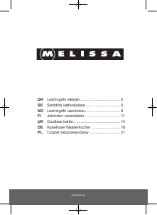 Instrukcja Melissa 16130097 Black Line Czajnik