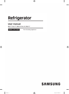 Manual Samsung RB34A6B2E39 Frigorífico combinado