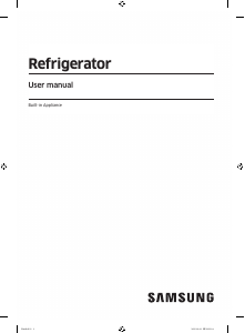 Manual Samsung BRB80F30AES0 Frigorífico combinado