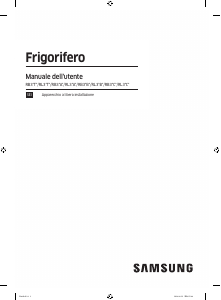 Manuale Samsung RB33B612EWW Frigorifero-congelatore
