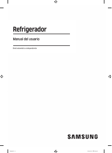 Manual de uso Samsung RB50DG6320B1 Frigorífico combinado