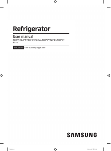 Mode d’emploi Samsung RB34C672CS9 Réfrigérateur combiné
