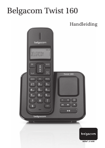 Handleiding Belgacom Twist 160 Draadloze telefoon