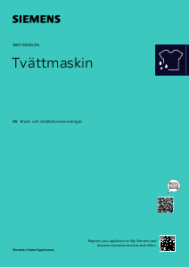 Bruksanvisning Siemens WM14N08LDN Tvättmaskin