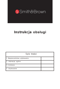 Instrukcja Smith&Brown SFTTF-212-BE3 Lodówka