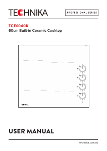 Bruksanvisning Technika TCE6040K Häll