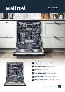 Manual Vestfrost VD-S39B60Q140 Maşină de spălat vase