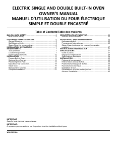 Mode d’emploi Jenn-Air JJW2430LM Four