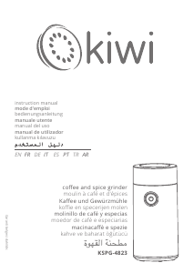Bedienungsanleitung Kiwi KSPG-4823 Kaffeemühle
