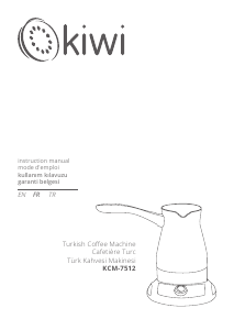 Bruksanvisning Kiwi KCM-7512 Kaffebryggare