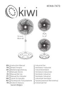 Mode d’emploi Kiwi KFAN-7473 Ventilateur