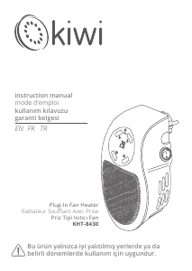 Bruksanvisning Kiwi KHT 8430 Värmefläkt