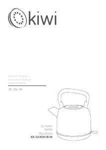Bruksanvisning Kiwi KK-3340 Vattenkokare