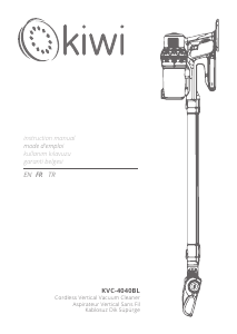 Kullanım kılavuzu Kiwi KVC-4040BL Elektrikli süpürge