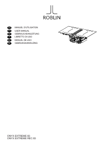 Manuale Roblin Onyx Extreme Recyclage Piano cottura