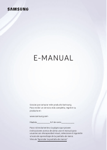 Manual de uso Samsung UN43RU7100K Televisor de LED