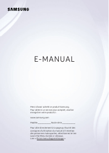 Mode d’emploi Samsung UN75NU7100F Téléviseur LED