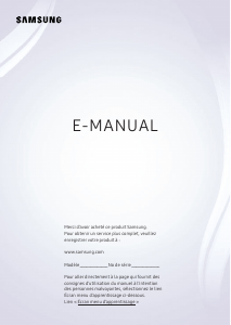 Mode d’emploi Samsung UN65RU7300F Téléviseur LED