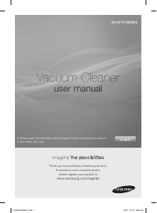 Mode d’emploi Samsung SU12F70SD Aspirateur