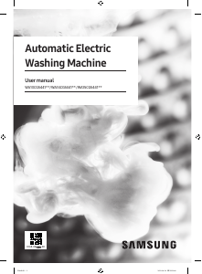 Manual Samsung WA15CG5441BWRQ Washing Machine