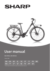 Brugsanvisning Sharp BK-DM02-EGN Elcykel