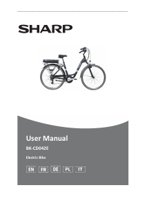 Mode d’emploi Sharp BK-CD042-EB Vélo électrique
