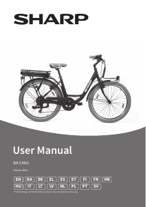 Mode d’emploi Sharp BK-CM03-EBL Vélo électrique