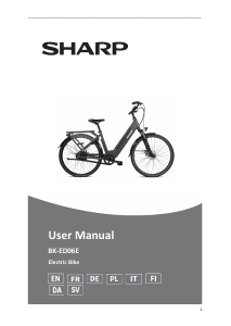 Mode d’emploi Sharp BK-ED06-EB Vélo électrique