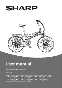 Mode d’emploi Sharp BK-FS08E-GY Vélo électrique