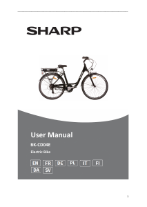 Mode d’emploi Sharp BK-CD04-EB Vélo électrique