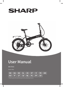 Mode d’emploi Sharp BK-FD03-EB Vélo électrique