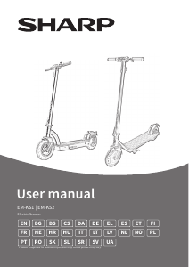Manual Sharp KS2AEUB Scuter electric