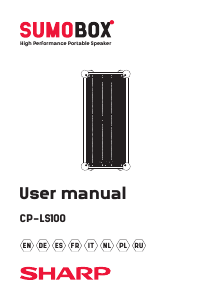 Руководство Sharp CP-LS100 Динамики