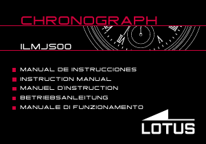 Handleiding Lotus ILMJS00 Uurwerk