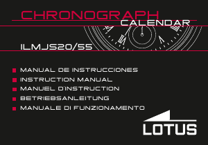 Handleiding Lotus ILMJS20/55 Uurwerk