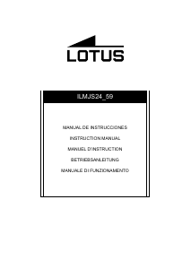 Handleiding Lotus ILMJS24/59 Uurwerk