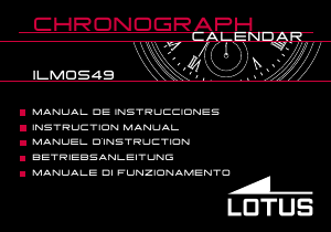 Handleiding Lotus ILMOS49 Uurwerk