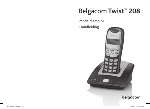 Handleiding Belgacom Twist 208 Draadloze telefoon