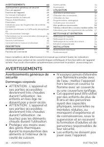 Mode d’emploi Smeg SF67C1AO Four